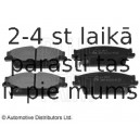 Комплект тормозных колодок, дисковый тормоз BLUE PRINT ADA104252