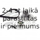 Ūdenssūknis + Zobsiksnas komplekts GATES KP15310XS