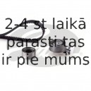 Комплект ремня ГРМ GATES K025457XS