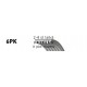Поликлиновой ремень GATES 6PK873SF