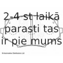 Комплект тормозных колодок, дисковый тормоз BLUE PRINT ADM54252