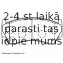 Комплект тормозных колодок, дисковый тормоз BLUE PRINT ADN14285