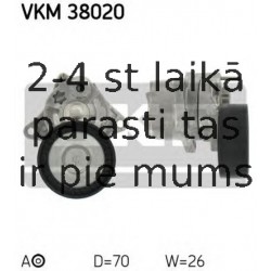 Spriegotājrullītis, Ķīļrievu siksna SKF VKM 38020