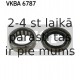 Комплект подшипника ступицы колеса SKF VKBA 6787