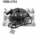 Комплект подшипника ступицы колеса SKF VKBA 6761