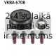 Комплект подшипника ступицы колеса SKF VKBA 6708
