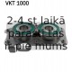 Gultnis, Pārnesumkārba SKF VKT 1000
