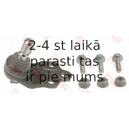 Balst-/Virzošais šarnīrs TRW JBJ1088