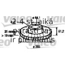 Bremžu diski VALEO 186235