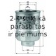 Degvielas filtrs MAHLE ORIGINAL KC 135D