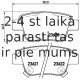 Bremžu uzliku kompl., Disku bremzes BREMBO P 83 047