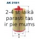 Gaisa filtrs FILTRON AK218/1
