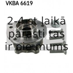 Комплект подшипника ступицы колеса SKF VKBA 6619