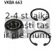 Комплект подшипника ступицы колеса SKF VKBA 663
