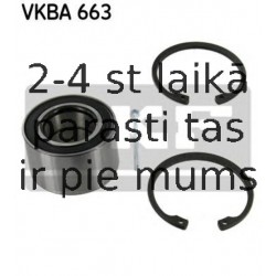Комплект подшипника ступицы колеса SKF VKBA 663