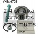 Комплект подшипника ступицы колеса SKF VKBA 6702