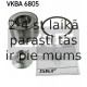 Комплект подшипника ступицы колеса SKF VKBA 6805