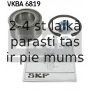 Комплект подшипника ступицы колеса SKF VKBA 6819