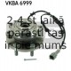 Комплект подшипника ступицы колеса SKF VKBA 6999