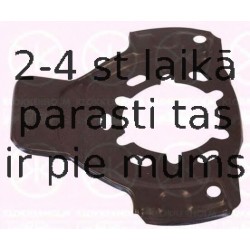 Отражатель, диск тормозного механизма KLOKKERHOLM 5051379
