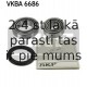 Комплект подшипника ступицы колеса SKF VKBA 6686