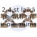 Piederumu komplekts, Disku bremžu uzlikas CARRAB BRAKE PARTS 2266