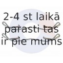 Piederumu komplekts, Disku bremžu uzlikas CARRAB BRAKE PARTS 2221