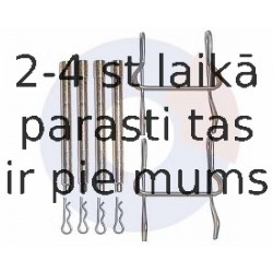 Piederumu komplekts, Disku bremžu uzlikas CARRAB BRAKE PARTS 2205