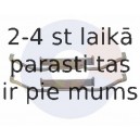 Piederumu komplekts, Disku bremžu uzlikas CARRAB BRAKE PARTS 2204