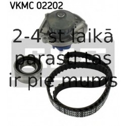 Ūdenssūknis + Zobsiksnas komplekts SKF VKMC 02202