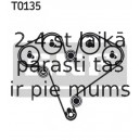 Zobsiksnas komplekts SKF VKMA 05502