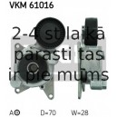 Spriegotājrullītis, Ķīļrievu siksna SKF VKM 61016