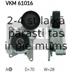 Spriegotājrullītis, Ķīļrievu siksna SKF VKM 61016