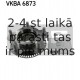 Комплект подшипника ступицы колеса SKF VKBA 6873