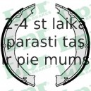 Bremžu loku kompl., Stāvbremze LPR 09520