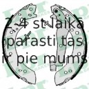 Комплект тормозных колодок LPR 07050