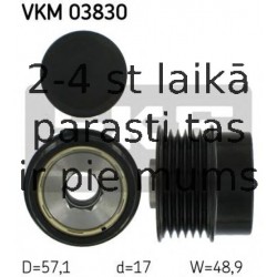 Ģeneratora brīvgaitas mehānisms SKF VKM 03830