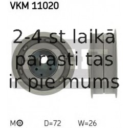 Spriegotājrullītis, Gāzu sadales mehānisma piedziņas siksna SKF VKM 11020