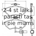 Bremžu uzliku kompl., Disku bremzes BREMBO P 85 044
