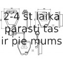 Bremžu uzliku kompl., Disku bremzes BREMBO P 85 038