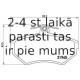 Bremžu uzliku kompl., Disku bremzes BREMBO P 85 032