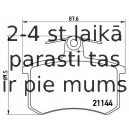 Bremžu uzliku kompl., Disku bremzes BREMBO P 85 013