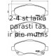 Bremžu uzliku kompl., Disku bremzes BREMBO P 83 046
