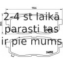 Bremžu uzliku kompl., Disku bremzes BREMBO P 78 018