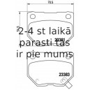 Bremžu uzliku kompl., Disku bremzes BREMBO P 78 016