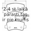 Bremžu uzliku kompl., Disku bremzes BREMBO P 68 063