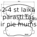 Bremžu uzliku kompl., Disku bremzes BREMBO P 68 062