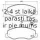 Bremžu uzliku kompl., Disku bremzes BREMBO P 68 061