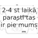 Bremžu uzliku kompl., Disku bremzes BREMBO P 68 060