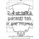 Bremžu uzliku kompl., Disku bremzes BREMBO P 68 047